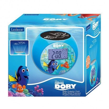 LEXIBOOK Le Monde de Dory Radio Réveil Enfant avec Projections d`Images LEXIBOOK Le Monde de Dory Radio Réveil Enfant avec Projections d`Images