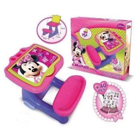 Minnie Bureau Enfant D Activites Set Creatif 40 Pces