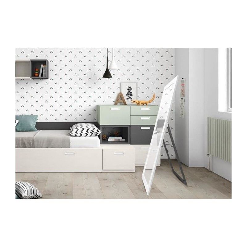 TEXA Miroir rectangulaire 30x120 cm Blanc