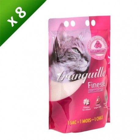 Tranquille Litiere Cristaux Fins Pour Chat 3 7 L X8 Tranquille Litiere Cristaux Fins Pour Chat 3 7 L X8
