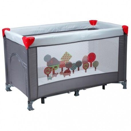 Bambisol Lit Pliant Bebe Compact Foret Enchantee