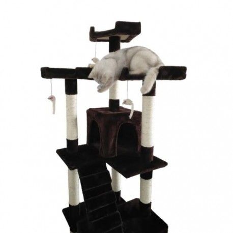 Arbre A Chat Berlioz 50x50x170 Cm Marron