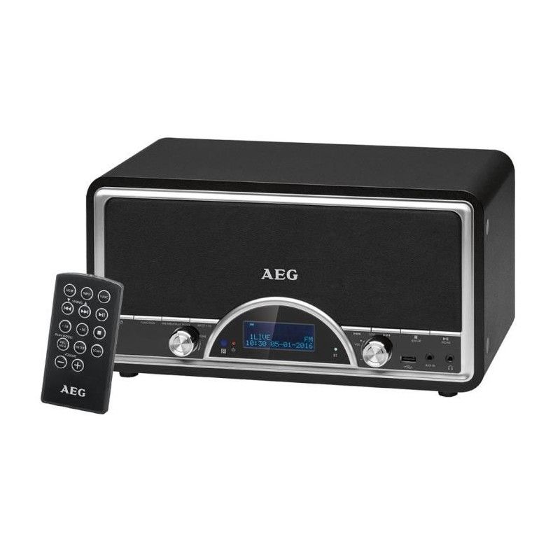 AEG NDR 4378BK DAB Radio Vintage Dab + Inclus + USB + A