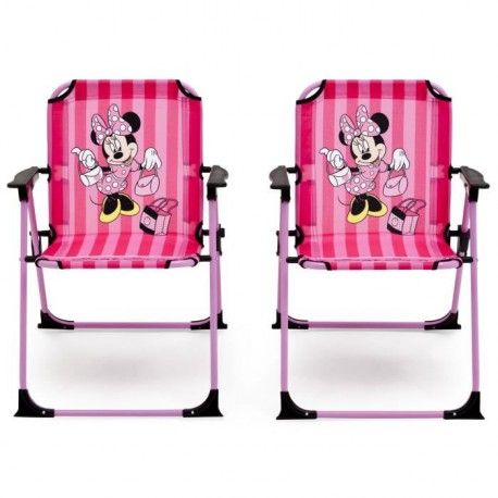 MINNIE Ensemble de jardin Camping enfant (table, 2 Minnie ensemble de jardin camping enfant (table et 2