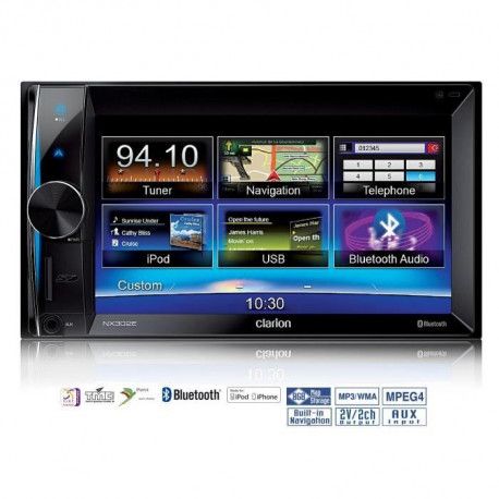 CLARION NX302E Autoradio GPS 6.5` USB Bluetooth Parrot