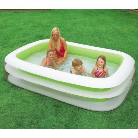 526 Jeu Activit/é Famille /Ét/é G/én/érique Piscine Rectangulaire 262x175x51cm Bestway