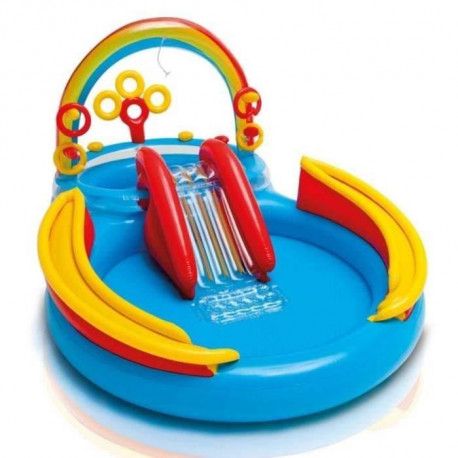 Intex Piscine Gonflable Enfant Arc En Ciel Aire De Intex Piscine Gonflable Enfant Arc En Ciel Aire De