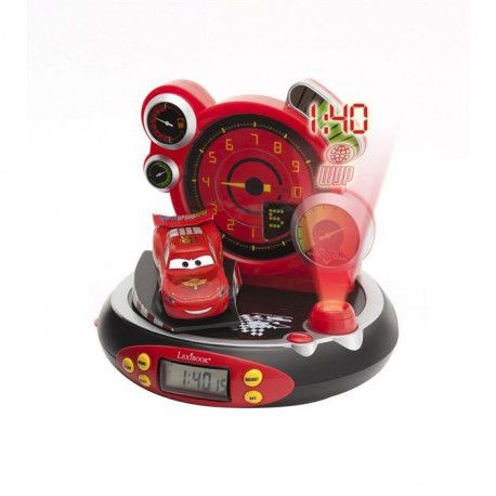 LEXIBOOK CARS Radio Réveil Enfant avec Projections d`Images LEXIBOOK CARS Radio Réveil Enfant avec Projections d`Images