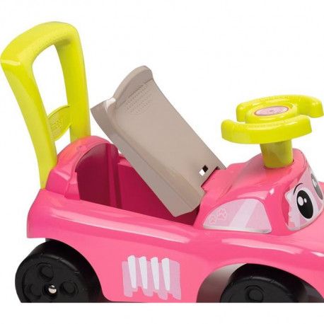 Smoby Porteur Evolutif Auto Bascule Electrique Rose Smoby Porteur Evolutif Auto Bascule Electrique Rose