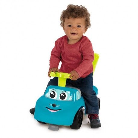 Smoby Porteur Enfant Auto Bleu