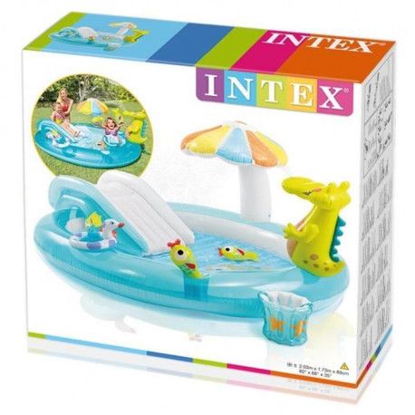 Intex Piscine Enfant Aire De Jeux Aquatique Aligator Intex Piscine Enfant Aire De Jeux Aquatique Aligator