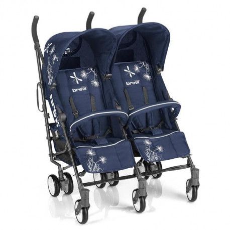 poussette double canne