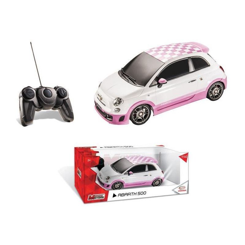 Voiture radiocommandée fiat 500 abarth rose cheap