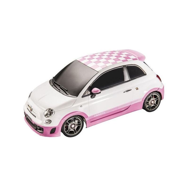 voiture radiocommandée fiat 500 abarth rose