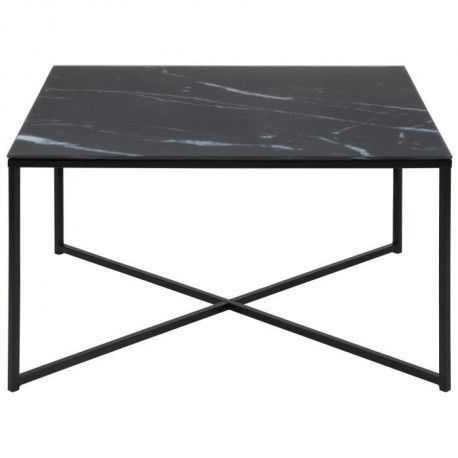 Alisma Table Basse Carree Style Contemporain En Metal
