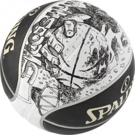 Spalding Ballon De Basket Ball Nba Sketch Swoosh