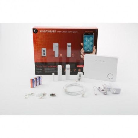 Smartwares Pack Alarme Maison Gsm Connectee Evolutive